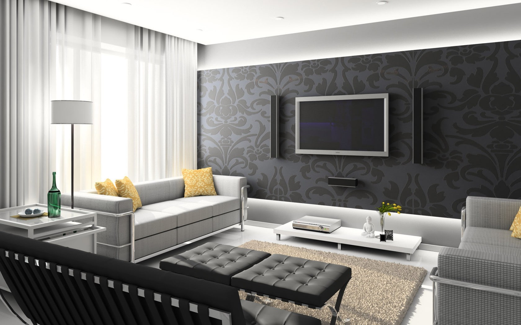 Modern Minimalist Living Room
